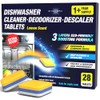 Dishwasher Cleaner Deodorizer Descaler Tablets - 56 Tabs - 1