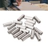 20 Pcs Round Connector Nut M6x1.0 10 L25mm Rod Coupling