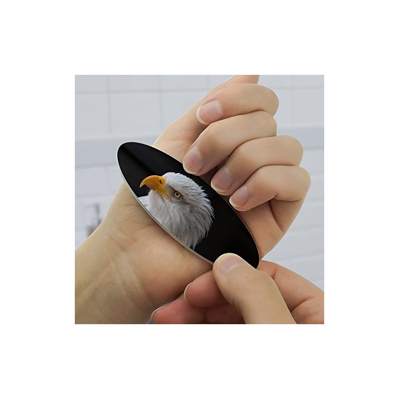 Stoic Bald Eagle Double-Sided Oval Nail File Emery Board Set