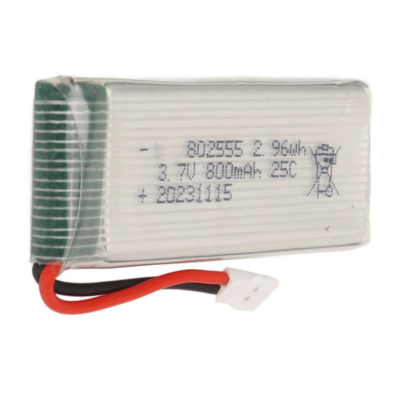3.7V 800mAh LiPo Battery 25C Rate RC Model Airplane Lithium