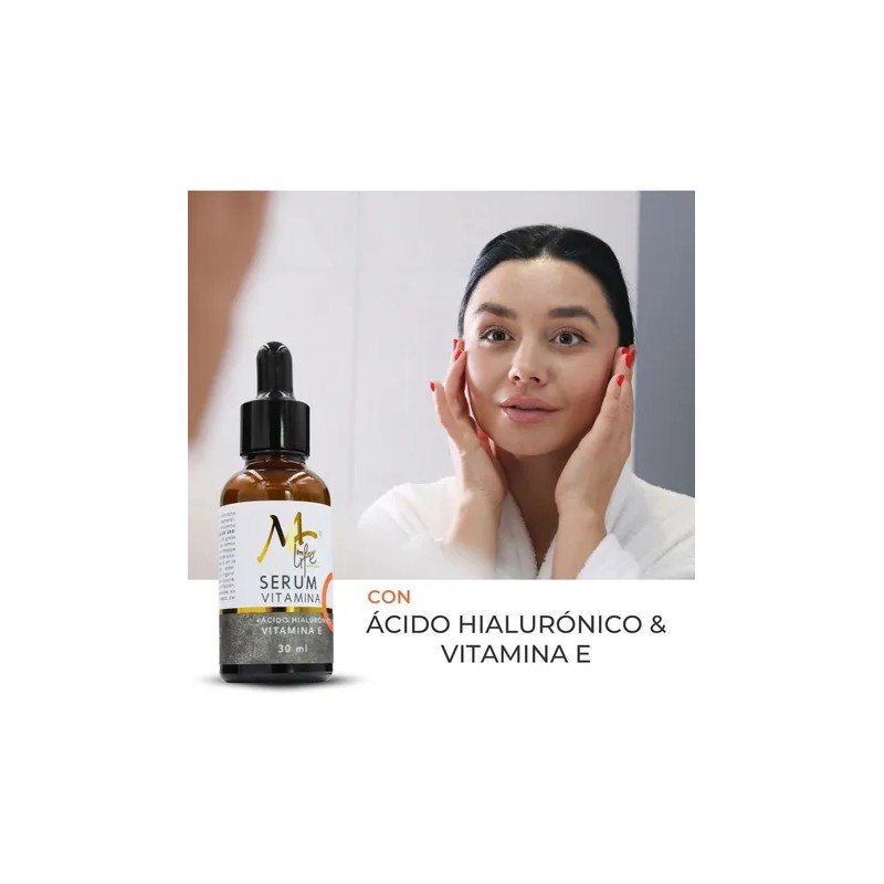 MC Life sérum vitamina C + ácido hialurónico, ilumina y