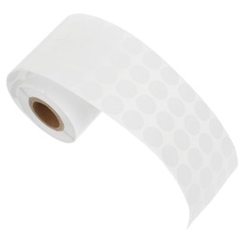 VILLCASE 3000 Piezas Etiqueta Circular Térmica, 15 mm Etiquetas Blancas Autoadhesivas, Etiqueta Circular, Pegatinas Puntos Adhesivos Etiquetas Circulares El CíRculo Etiqueta Autoadhesiva Apliques