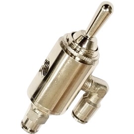 airmaxxx 3/8 Line Manual Air Ride Valve 3 Position Toggle Switch Fill + Dump