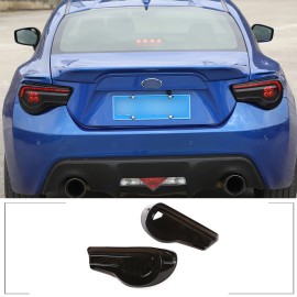 Unbranded Smoke Black Tail Light Lamp Cover Guard Trim Bezel for Toy*ota 86 Subaru BRZ US