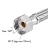 sourcing map Faucet Supply Line Connector G1/2 Female x G1/2