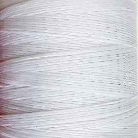 1mm Waxed Nylon Cord 20 meters, Durable Strong Thread for Jewellery Bracelet making, Art & Crafts (White)
