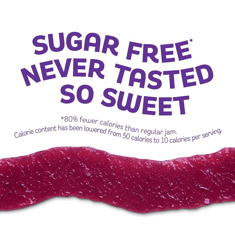 Smucker’s Squeeze Sugar Free Concord Grape Jam, 16.5 oz. Bottle,