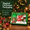 48PCS 9x6x2.5'' Christmas Elegant White Cookie Box for Gift Giving