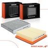 A-Premium 2-PC Engine & Cabin Air Filter with Activated Carbon