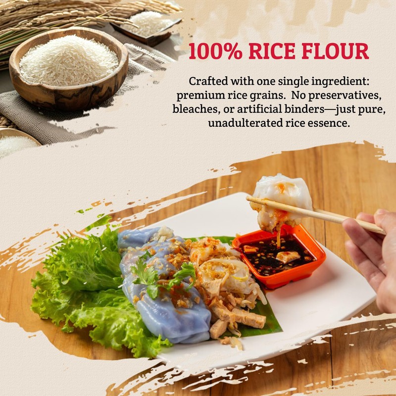 52USA Thai Rice Flour 32 Ounce (Basic), 1 Pound (Pack