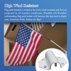 CTUOPTUO Side Mount Flag Pole Holder, Allows Display of 1"