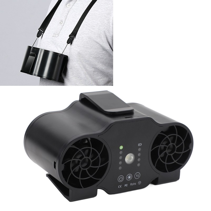 Clip On Waist Fan 4 Speed Gears Forward Reverse Rotation