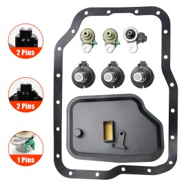 1st_auto_parts Transmission Shift Solenoid Filter Service Kit for MAZDA PREMACY 1999-2014 4F27E