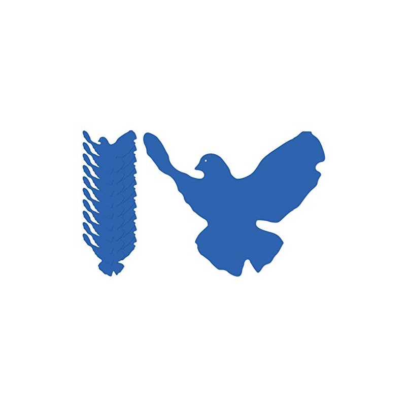 Peace Movement 10 × Stickers 45 × 36 mm, Blue