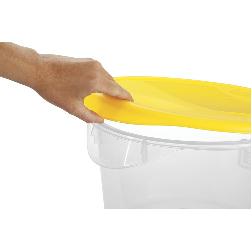 Rubbermaid Round Storage Container Lid - Yellow
