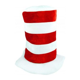 By Robelli Small World Book Day Red & White Crazy Cat Fancy Dress Hat