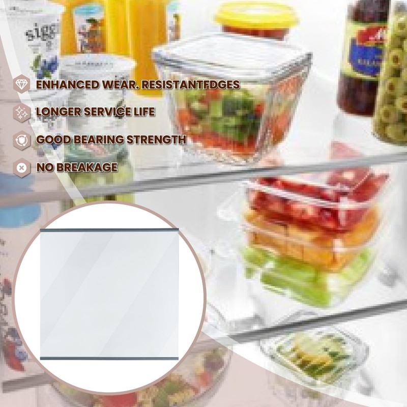 OEM W11188040 Refrigerator Fresh Food Glass Shelf (Upper) Compatible with
