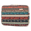 kayond Water-Resistant Canvas 17 Inch Laptop Sleeve-Red Bohemia