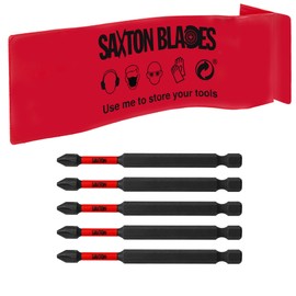 5X Saxton PH2 89mm Long Magnetic Impact Duty Phillips Screwdriver Drill Driver Bits for Dewalt Milwaukee Bosch Makita etc