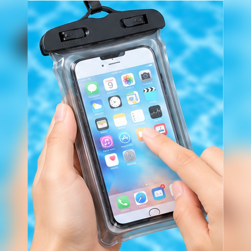 Waterproof Phone Pouch for Swimming and Beach Trips – PVC