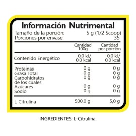 Suplemento Polvo Bhp Nutrition Citrulina Malato 175g