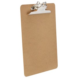 Läufer 56120 Clipboard, A4, Wood, Hardboard, Writing Board with Butterfly Clip, 33.5 x 21 x 0.3 cm (without Clamp)