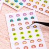 Cute Animals Kids Nail Stickers Cartoon Nail Wraps Self Adhesive