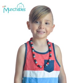 Munchables Camo Chewelry (Red/Black/Gray)
