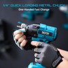 SEESII Cordless Impact Driver Kit, 21V Max Torque 1590 In-lbs(180