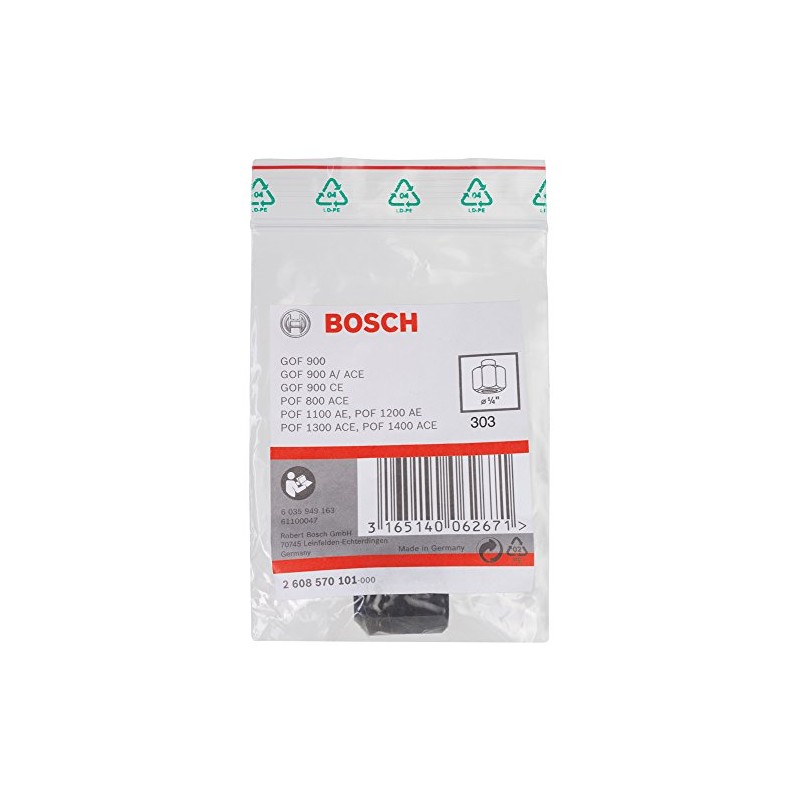 Bosch Professional 1x Collet (for Regular Routers, 1/4", Accessory Hand-Held