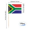 JBCD South Africa Toothpick Flag South African Mini Small Cupcake