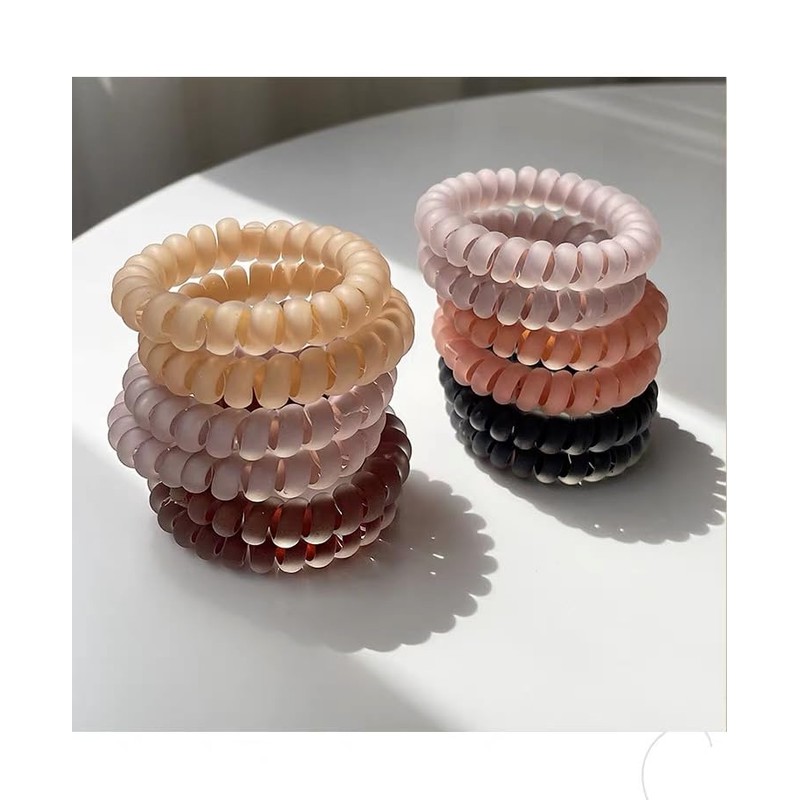 HONAMWINPRO Hair Ties Pink/Blue/Light Blue 3 Colours 3 PCS 000004
