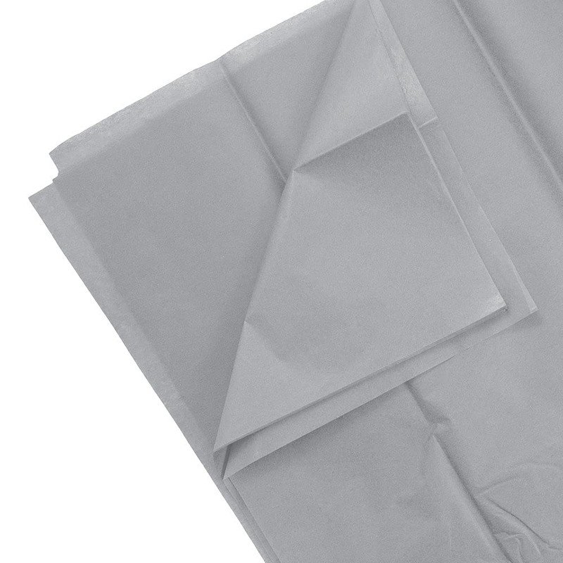 JAM Paper Tissue Paper - Grey/Silver - 10 Sheets/pack