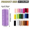 Henyall Sewing Thread, 24 Spools Cotton Thread Set, Sewing Threads