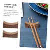 Cabilock 12 pezzi Supporto per Bacchette In Legno Supporto per
