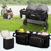 Prokva Double Stroller Organizer Compabitle with BOB Duallie and City