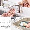 Gagalife Kitchen Sink Soap Dispenser - Brushed Nickel Built in