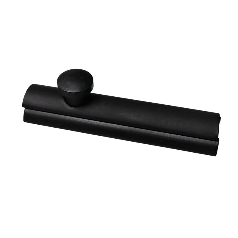 2.5 Inch Flat Door Bolts Black Plated Bolt Door Latches