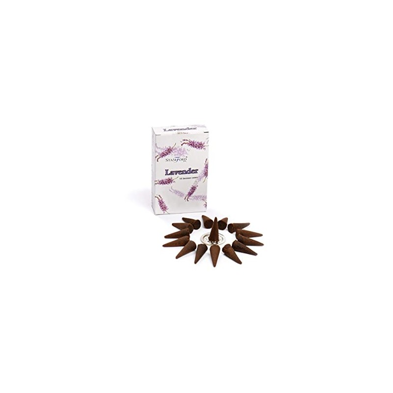 Stamford Lavender Incense Cones, 15 Cones x 12 Packs