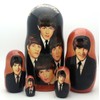 Beatles Russian Nesting Dolls 5 Piece Matryoshka Stacking Doll Set