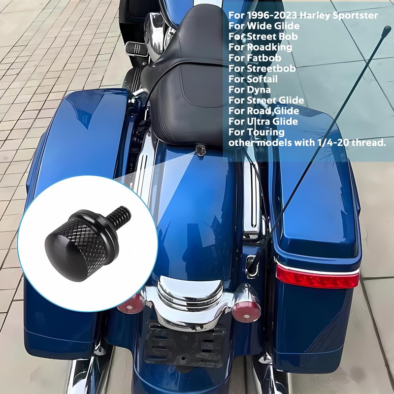 ECOMAID 2 Pieces Stainless Steel Billet Chrome Replacement Bolts for