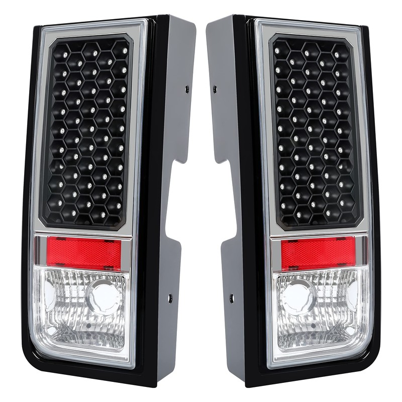 KUAFU LED Tail Light Compatible with 2003-2009 Hummer H2 Taillight
