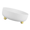 Rotatable Storage Tray Plastic Large Capacity Rotating Organizer Tray Desktop