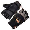 Ergodyne ProFlex 900 Impact Protection Work Gloves, Padded Palm, Half-Finger,