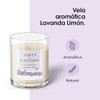 Vela Aromtica Aires de Lavanda Lavanda y Limn Vela Artesanal