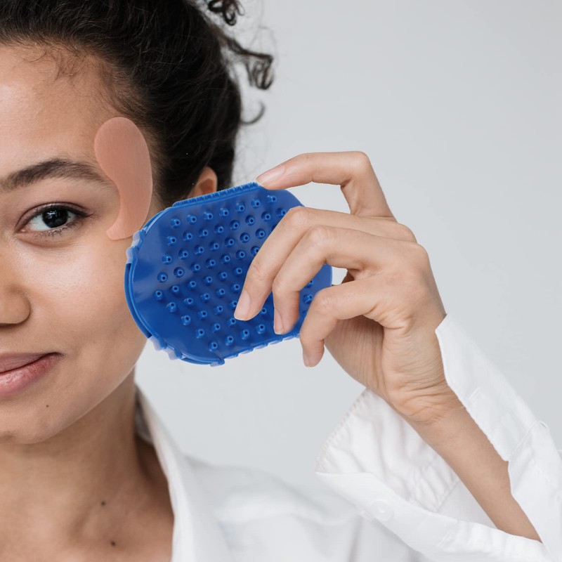 DOITOOL Palm Shaped Massage Glove, Handheld Body Massager with 7