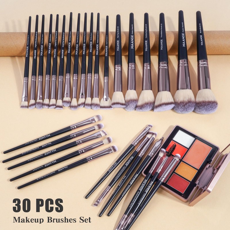 MAANGE Makeup Brushes Set 46 Pcs Makeup Tool Set Premium