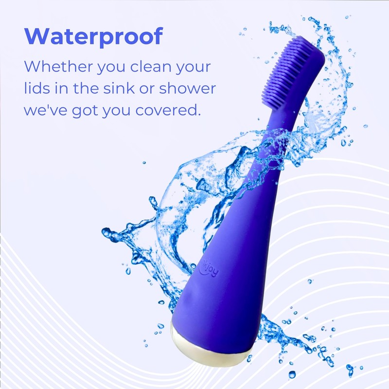 Blinkjoy Electric Eyelid Brush - Optometrist Approved for Managing Demodex,