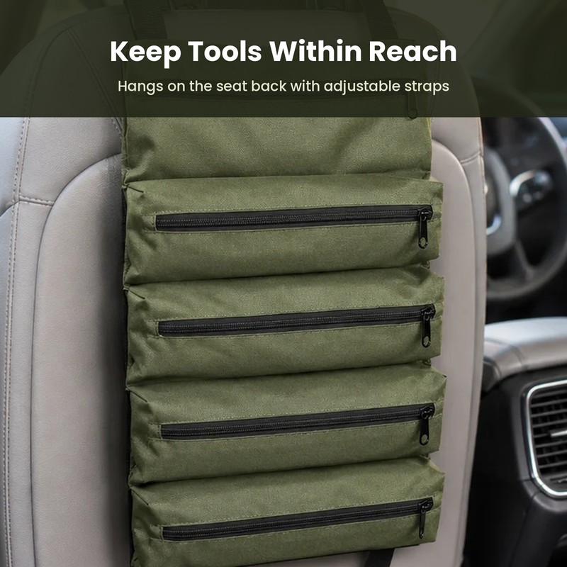 Heavy Duty Roll Up Tool Bag – Oxford Fabric Tool