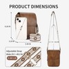 APHISON Small Crossbody Bags for Women Trendy, Leather Phone Wallet